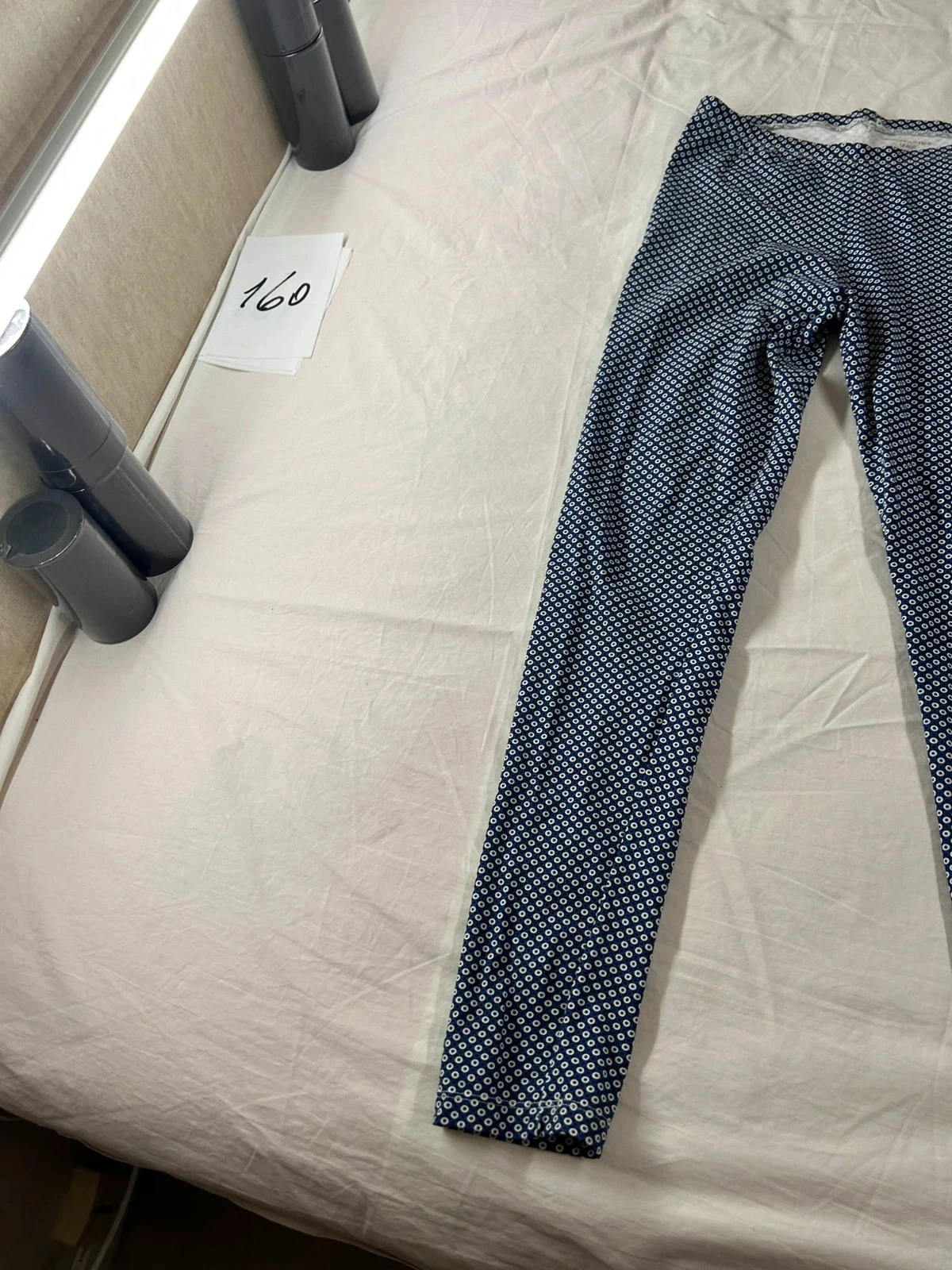 Pantalón azul marino con motivos blancos monoprix kids – photo 3
